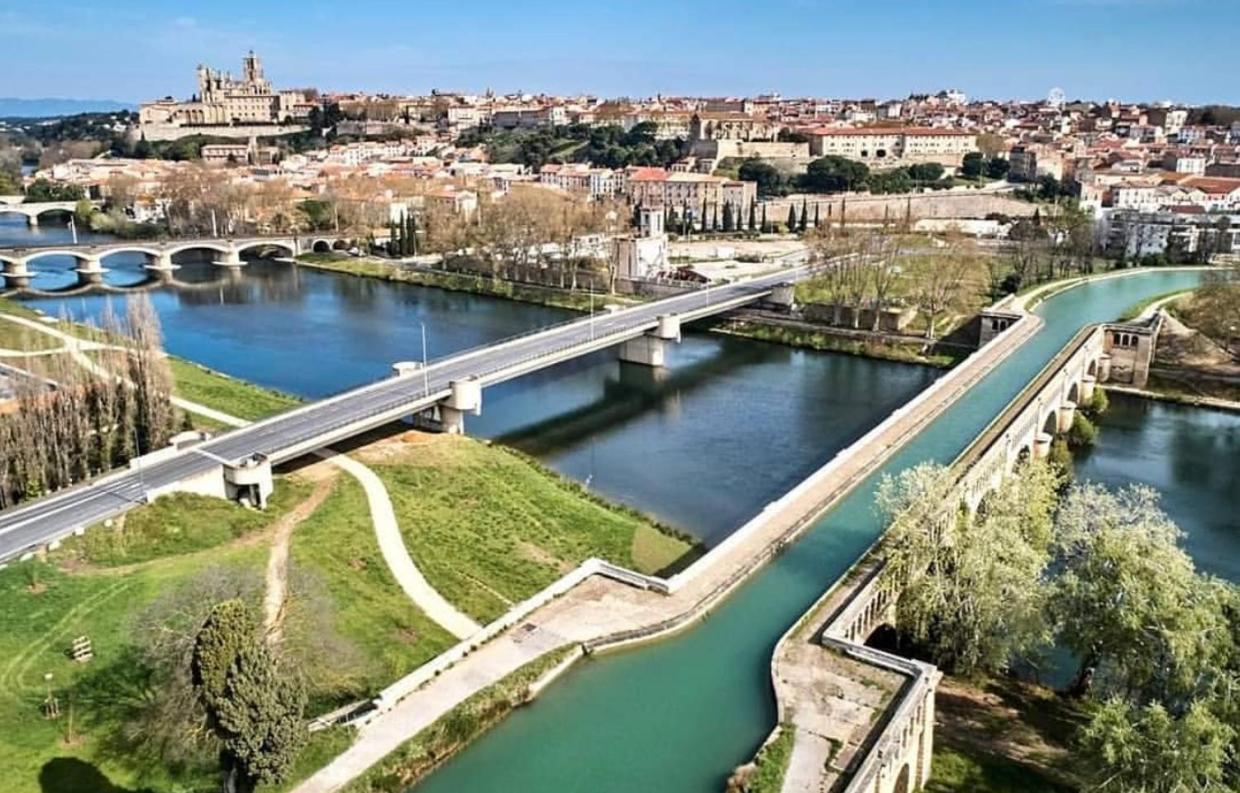 8 Aout 3-Spacieux Appartement 3 Chambres - Allee Paul Riquet - Wifi - Tv Connecte Beziers Luaran gambar